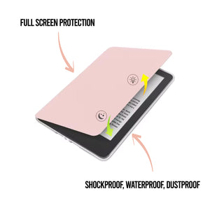 Burgundy Bows Foldable Kindle Cover