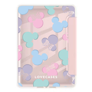 Pastel Mickey & Minnie Foldable Kindle Cover