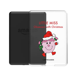 Little Miss Obsessed With Christmas Kindle Case
