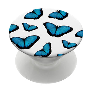 Blue Butterfly Kindle Grip Pop Holder & Stand