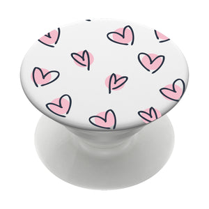 Scattered Hearts Kindle Grip Pop Holder & Stand