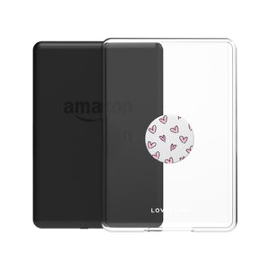 Scattered Hearts Kindle Grip Pop Holder & Stand
