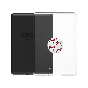Burgundy Bows Kindle Grip Pop Holder & Stand