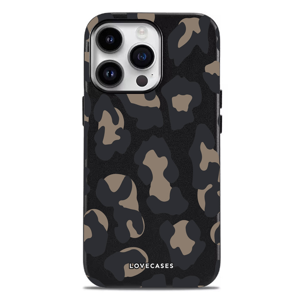 Leopard Soft-Touch Leather Phone Case