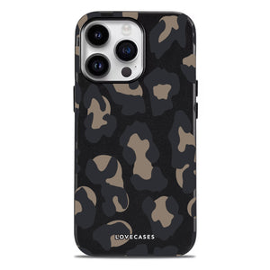 Leopard Soft-Touch Leather Phone Case