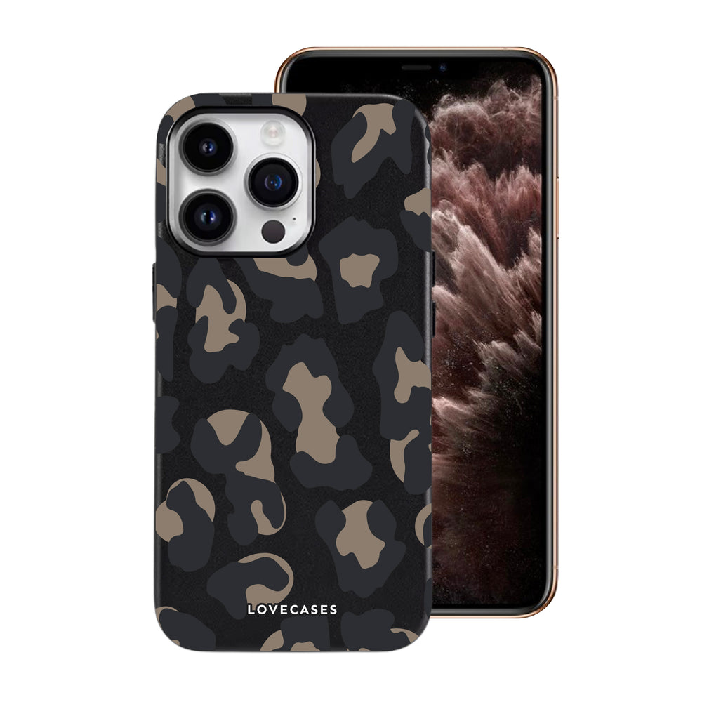 Leopard Soft-Touch Leather Phone Case