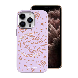Sun & Moon Soft-Touch Leather Phone Case