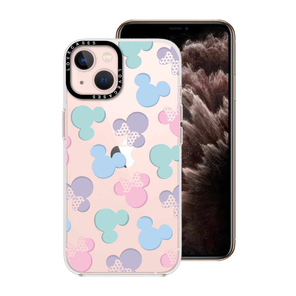 Pastel Mickey & Minnie Premium Phone Case