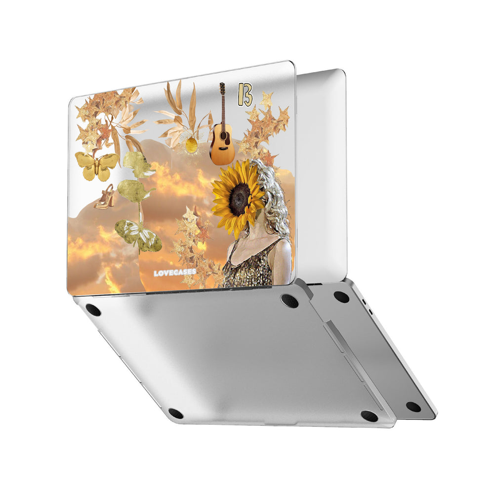 Golden Sunsets MacBook Case
