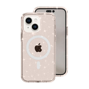 
            
                Load image into Gallery viewer, Magsafe Gold Glitter Tough Case
            
        