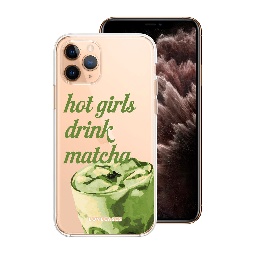 Hot Girls Drink Matcha Phone Case LoveCases Hot Girls Drink Matcha Phone Case LoveCases