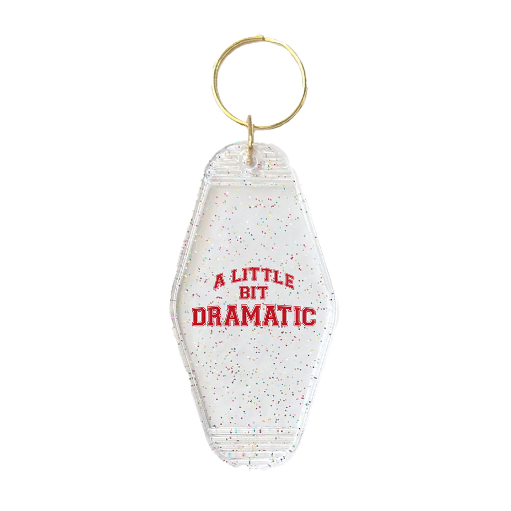 A Little Bit Dramatic Motel Keyring