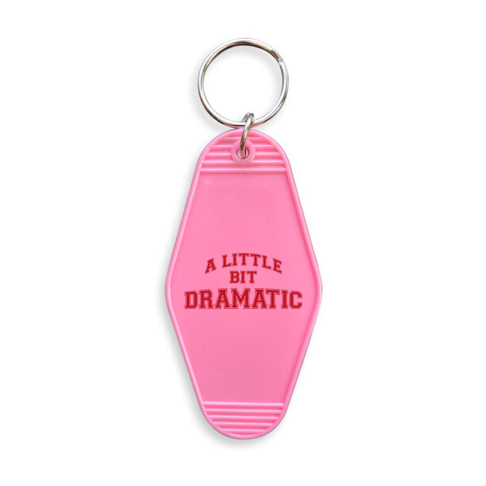 A Little Bit Dramatic Motel Keyring