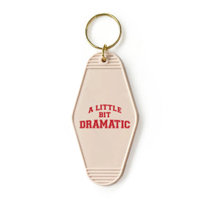 A Little Bit Dramatic Motel Keyring