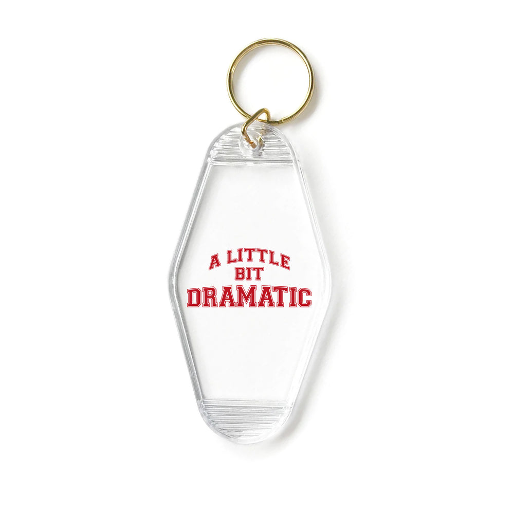 A Little Bit Dramatic Motel Keyring