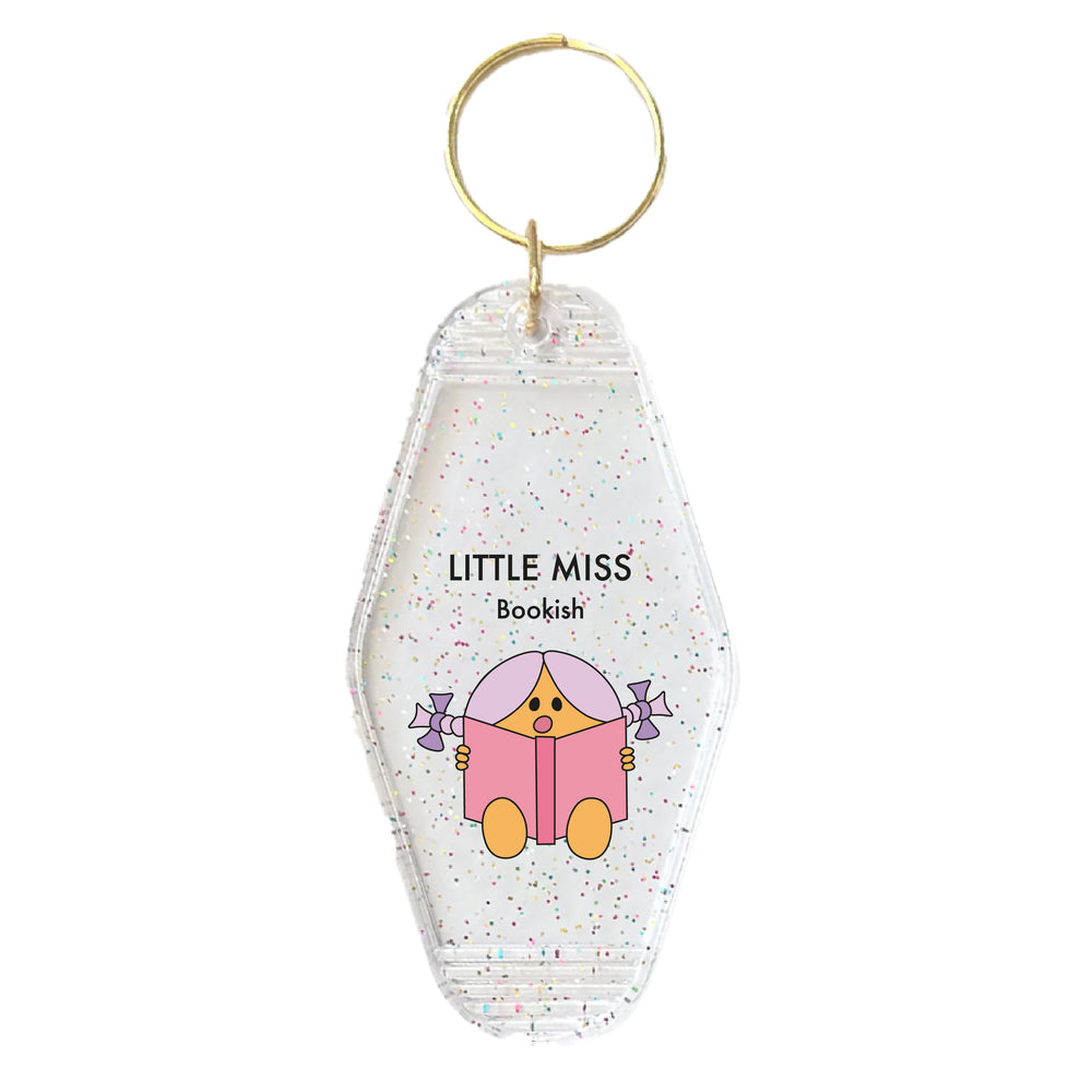 Little Miss Bookish Motel Keyring