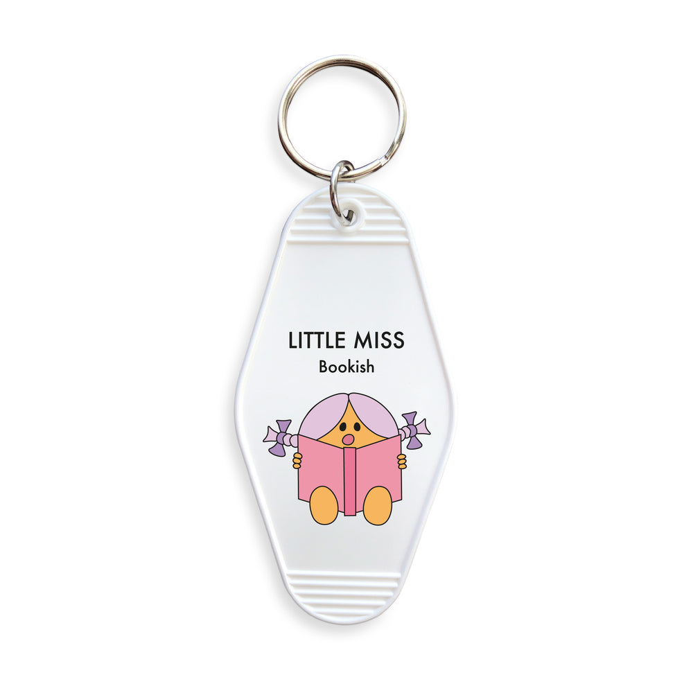 Little Miss Bookish Motel Keyring