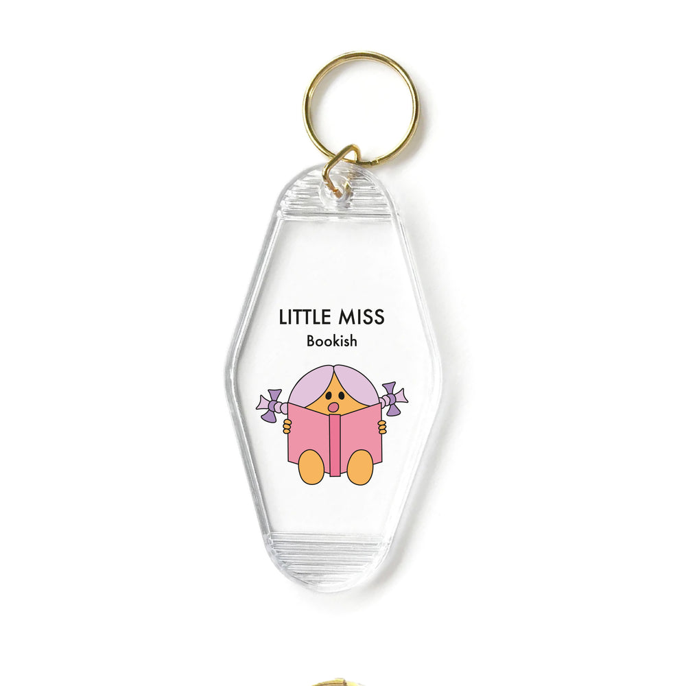 Little Miss Bookish Motel Keyring