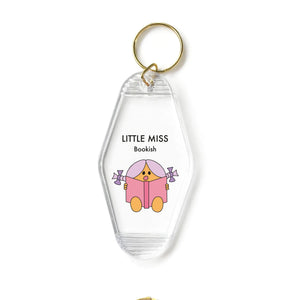 Little Miss Bookish Motel Keyring