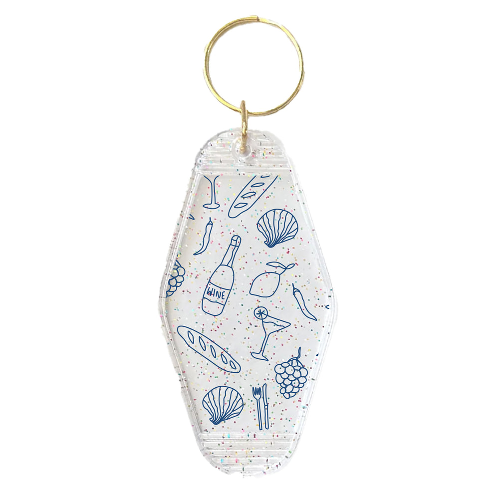 Summer Holidays Motel Keyring