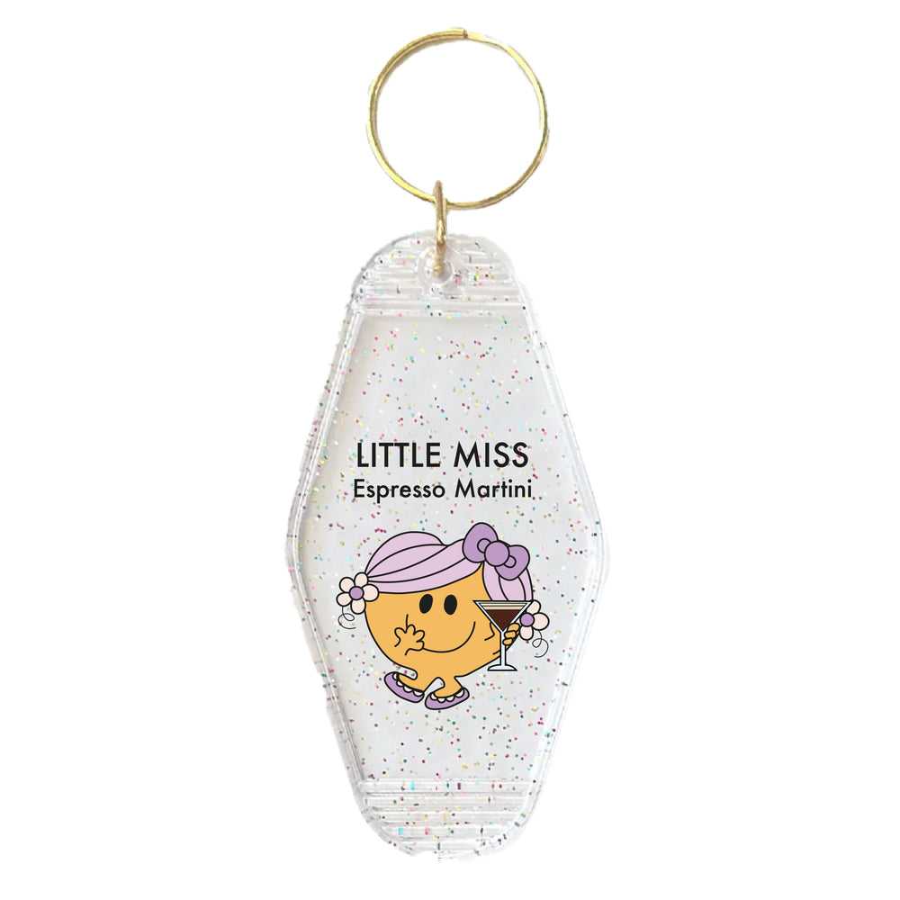 Little Miss Espresso Martini Motel Keyring