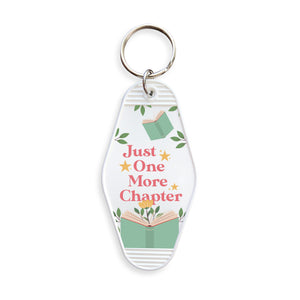 Just One More Chapter Motel Keyring