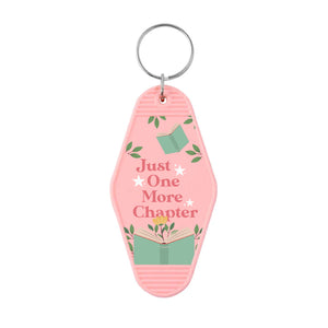 Just One More Chapter Motel Keyring