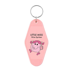 Little Miss Wine Spritzer Motel Keyring