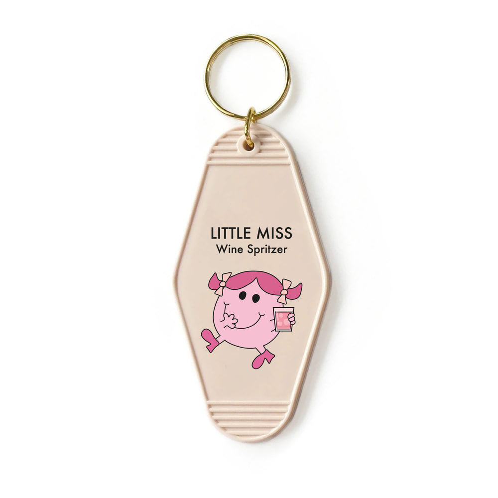 Little Miss Wine Spritzer Motel Keyring