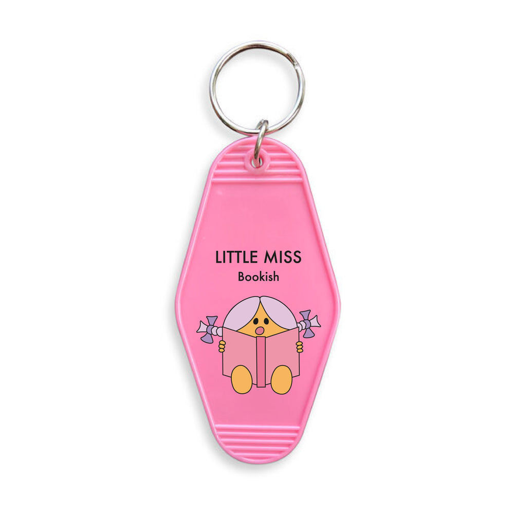 Little Miss Bookish Motel Keyring