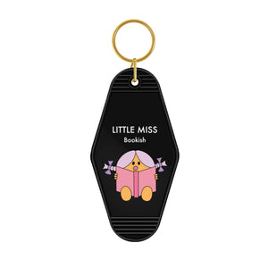 Little Miss Bookish Motel Keyring