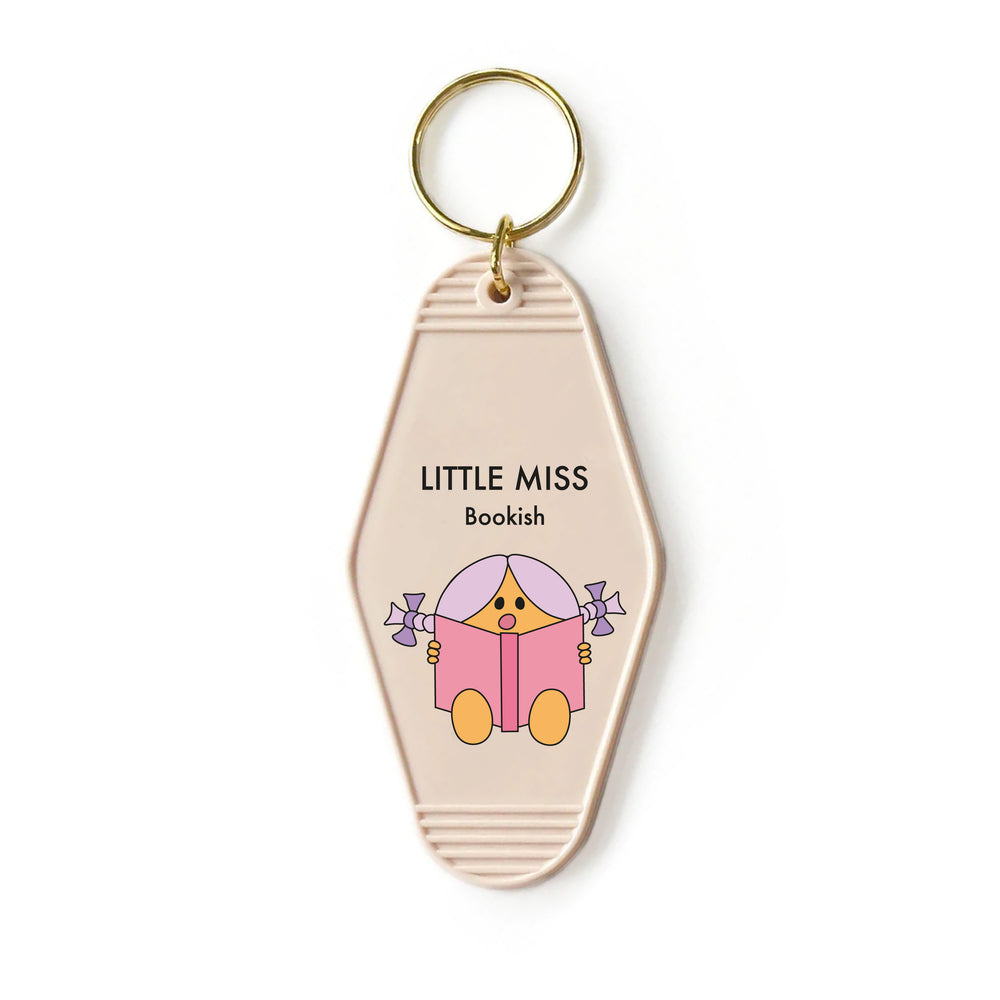 Little Miss Bookish Motel Keyring