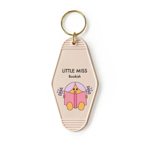 Little Miss Bookish Motel Keyring