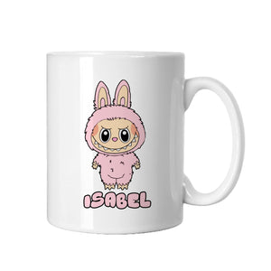 Personalised Pink Labubu Craze Mug