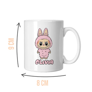 Personalised Pink Labubu Craze Mug