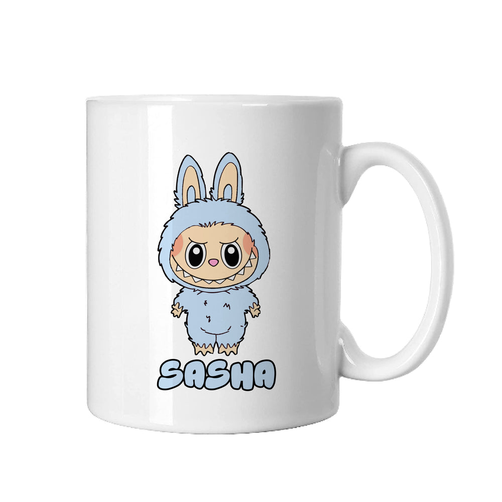 Personalised Blue Labubu Craze Mug