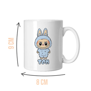 Personalised Blue Labubu Craze Mug