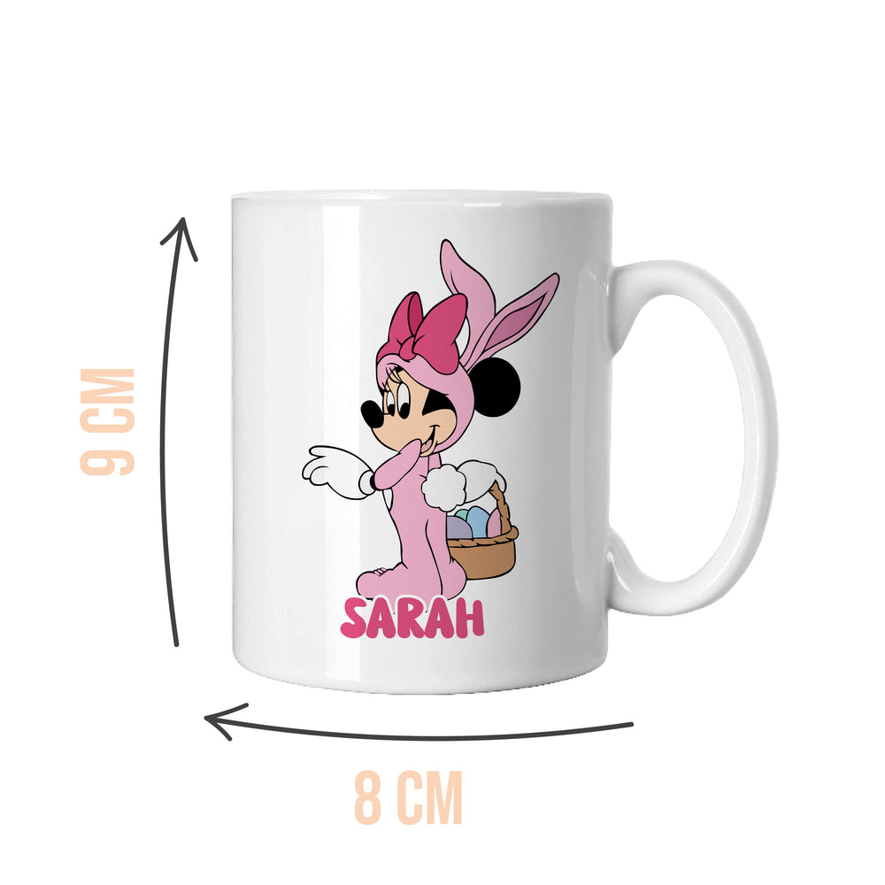 Personalised Easter Minnie Mug