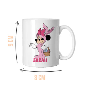 Personalised Easter Minnie Mug
