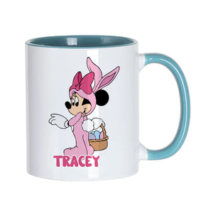 Personalised Easter Minnie Mug