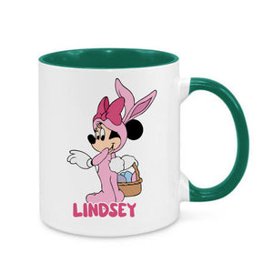 Personalised Easter Minnie Mug