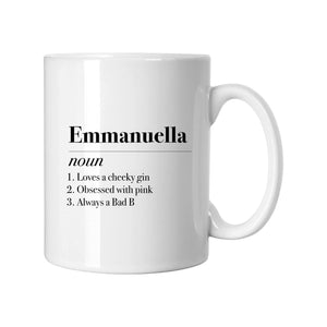 Personalised Name Definition Mug