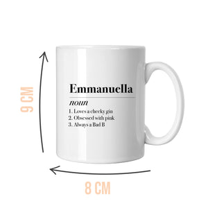 Personalised Name Definition Mug
