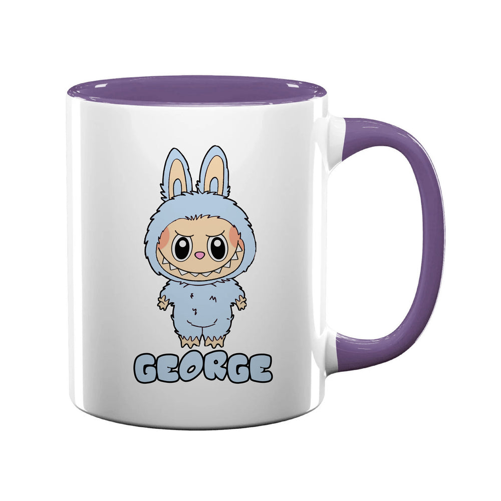 Personalised Blue Labubu Craze Mug