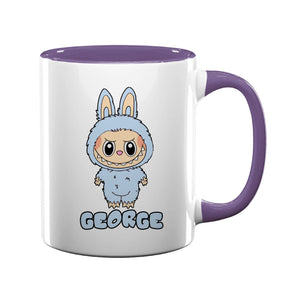 Personalised Blue Labubu Craze Mug
