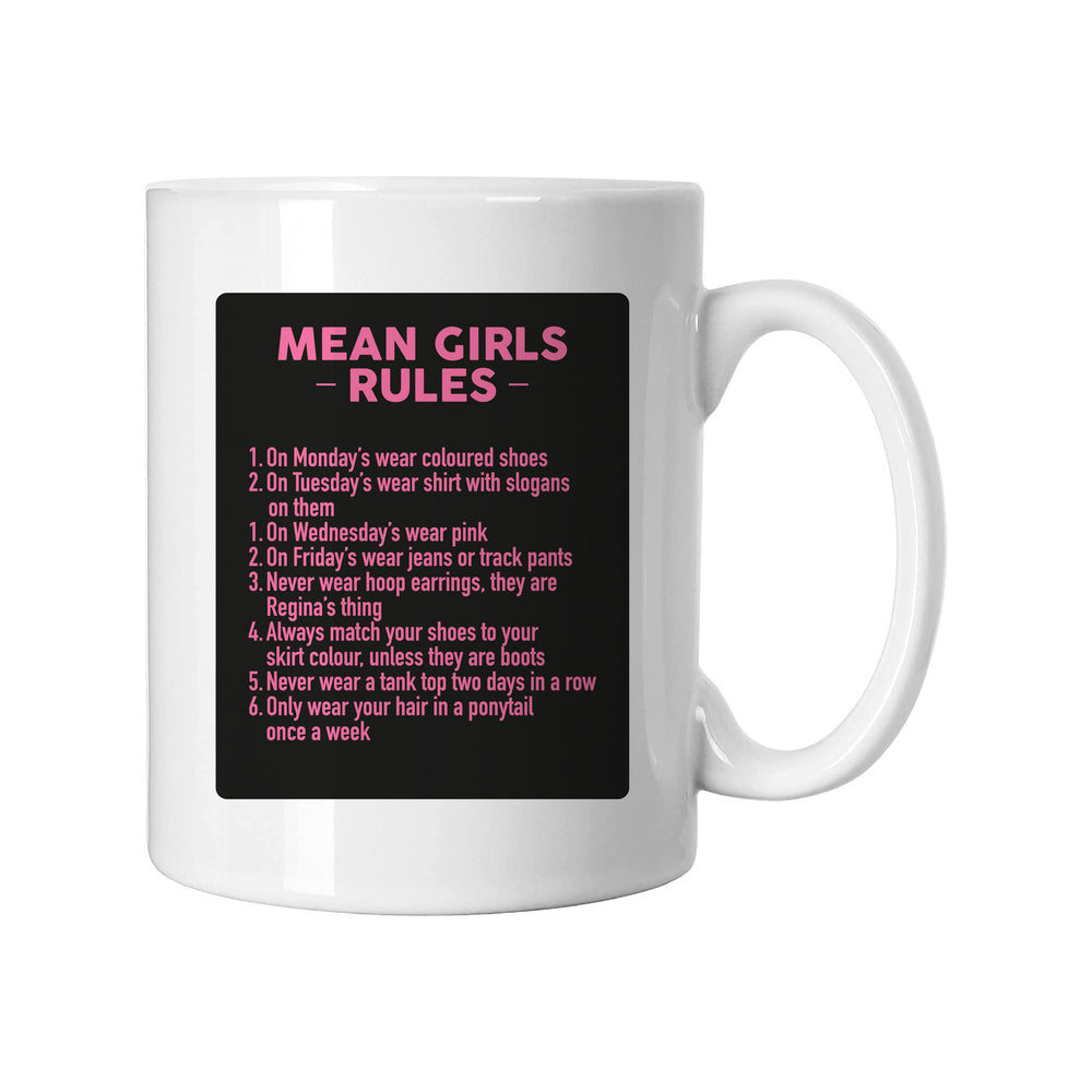 
            
                Load image into Gallery viewer, Mean Girls Rules Mug
            
        