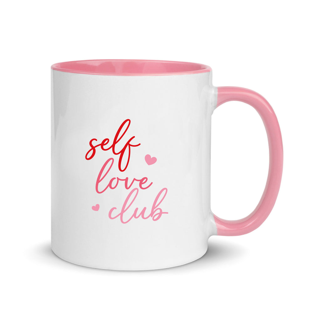 Self Love Club Heart Handle Mug