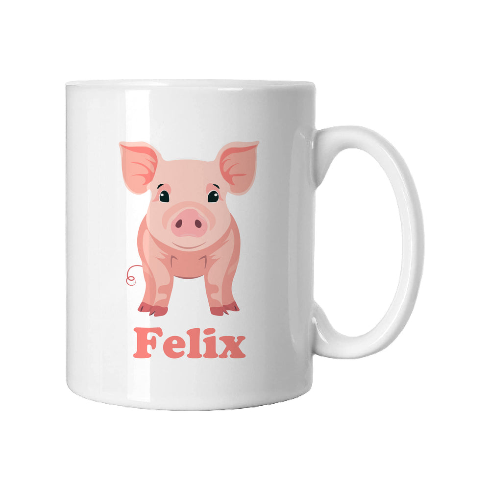 Personalised Pig Mug