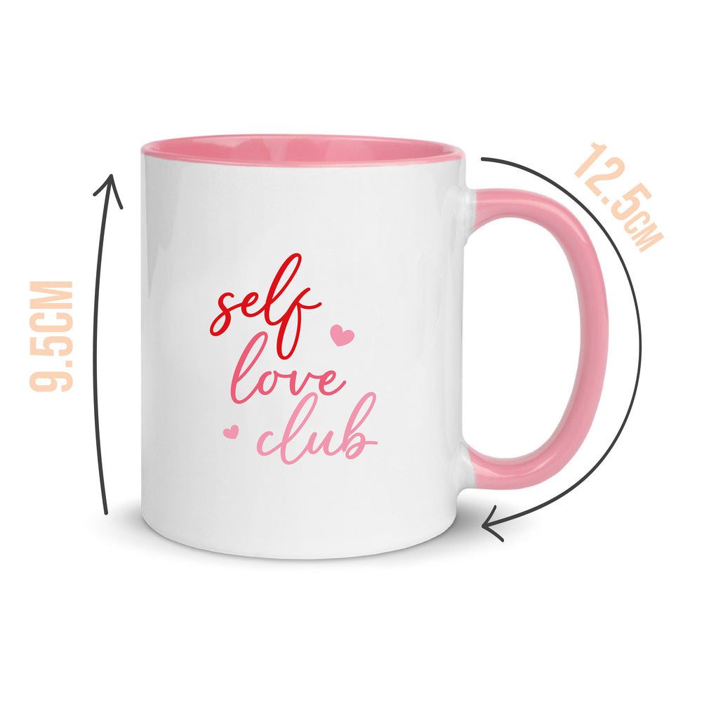 Self Love Club Heart Handle Mug