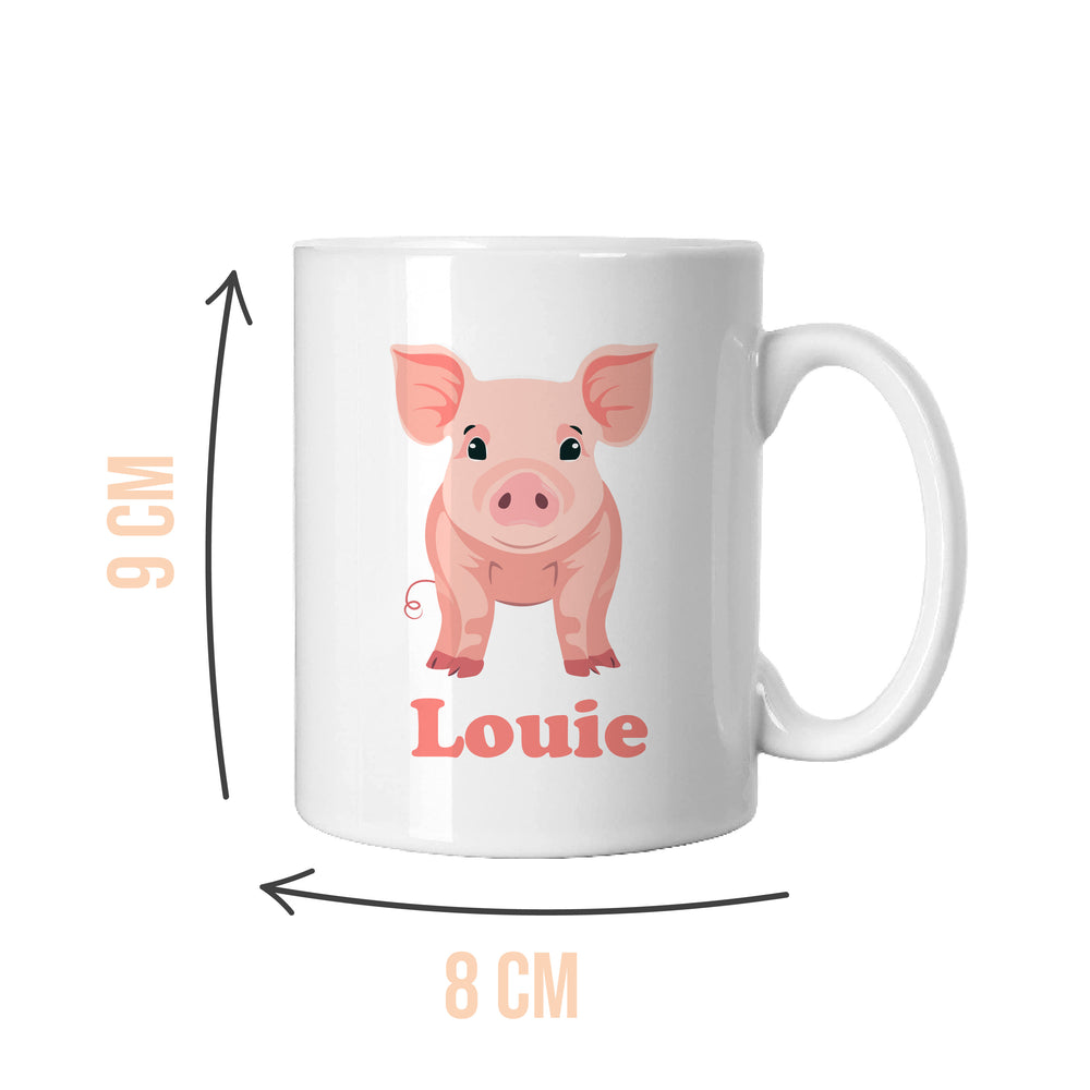 Personalised Pig Mug